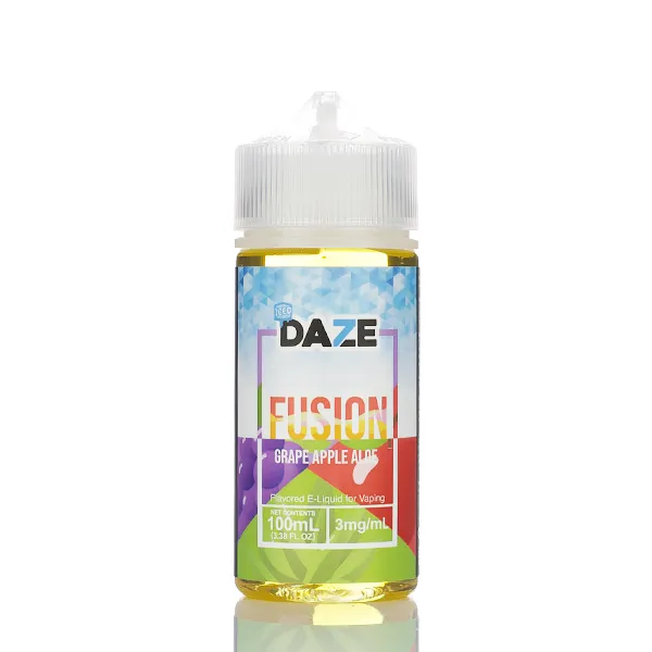 7 Daze Fusion TFN - Grape Apple Aloe ICED - 100ml - Image 3