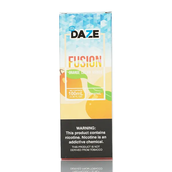 7 Daze Fusion TFN - Orange Cream Mango ICED- 100ml - Image 3