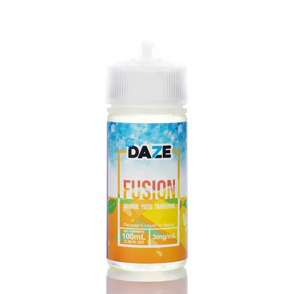 7 Daze Fusion TFN - Orange Yuzu Tangerine ICED - 100ml - Image 2
