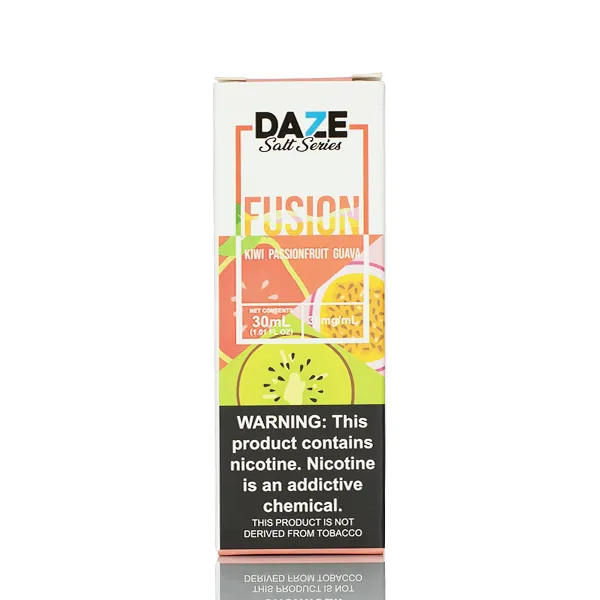 7 Daze Fusion TFN Salt - Kiwi Passionfruit Guava - 30ml - Image 3