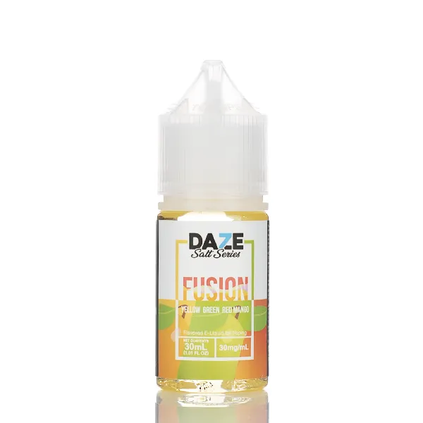 7 Daze Fusion TFN Salt - Yellow Green Red Mango - 30ml - Image 2