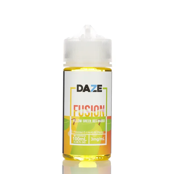 7 Daze Fusion TFN - Yellow Green Red Mango - 100ml - Image 2