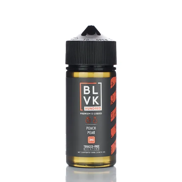 BLVK Hundred E-liquid - Peach Pear - 100ml - Image 2