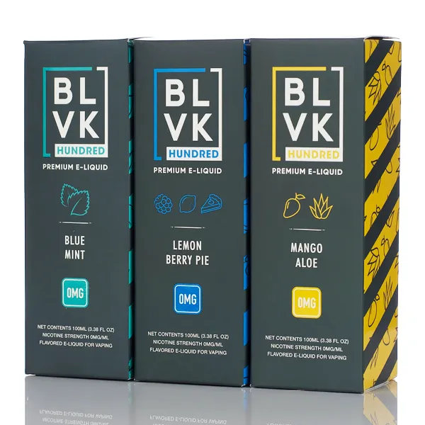 BLVK Hundred  - No Nicotine Vape Juice - 100ml (DISCONTINUED)