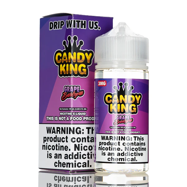 Candy King - Grape Bubble Gum - 100ml
