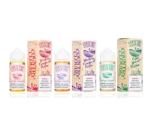 Country Clouds E-Liquid - Corn Bread Puddin'- 100mL - Image 10