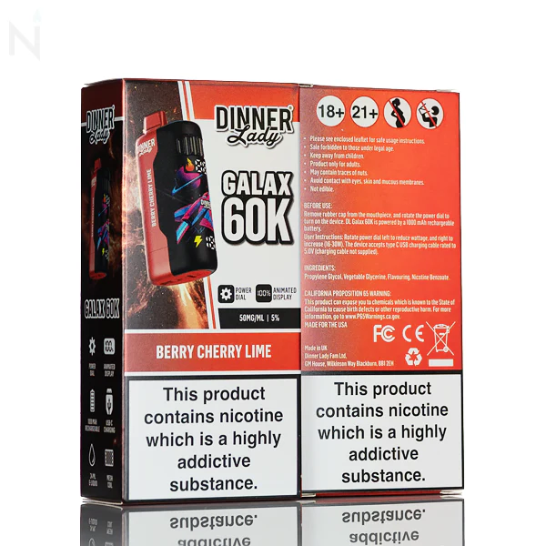 Dinner Lady Galax 60,000 Puffs Disposable - Image 4