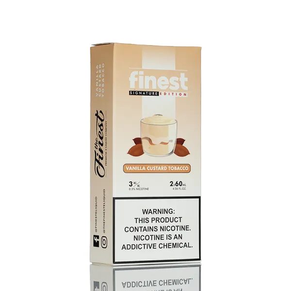 The Finest E-Liquid - Signature Edition - Vanilla Custard Tobacco - 120ml (DISCONTINUED) - Image 3