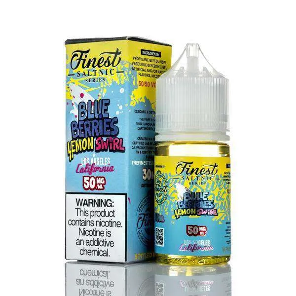 The Finest E-Liquid - Salt Nic Series - Blue Berries Lemon Swirl - 30ml (DISCONTINUED)