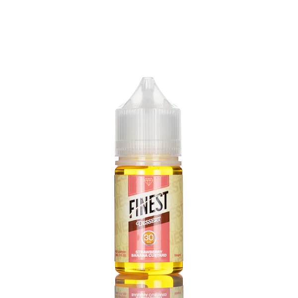 Finest Salt Nic - Desert Edition - Strawberry Banana Custard - 30mL - Image 2