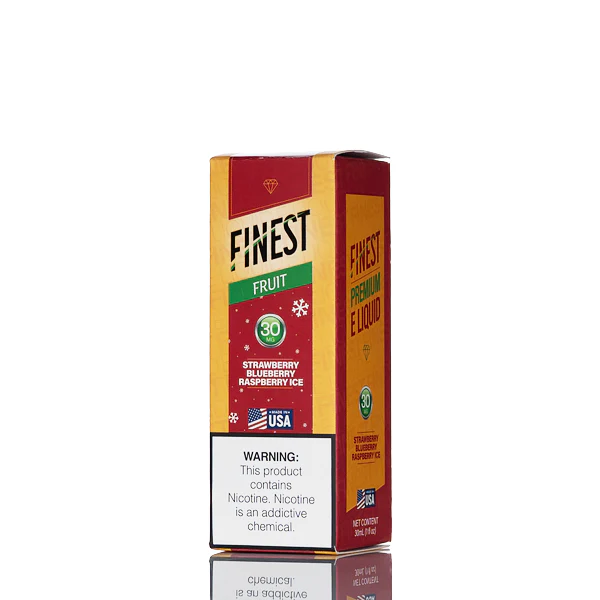 Finest Salt Nic - Fruit Edition - Strawberry Blueberry Raspberry Ice - 30mL - Image 3