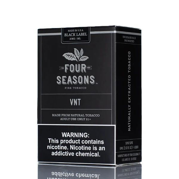 Four Seasons E-liquids - Black Label - VNT - 60ml - Image 3