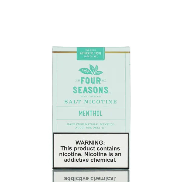 Four Seasons Salt Nicotine - Menthol - 30ml - Image 3