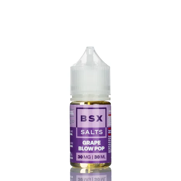 BSX Vapor Salt Nic - Grape Blow Pop - 30ml