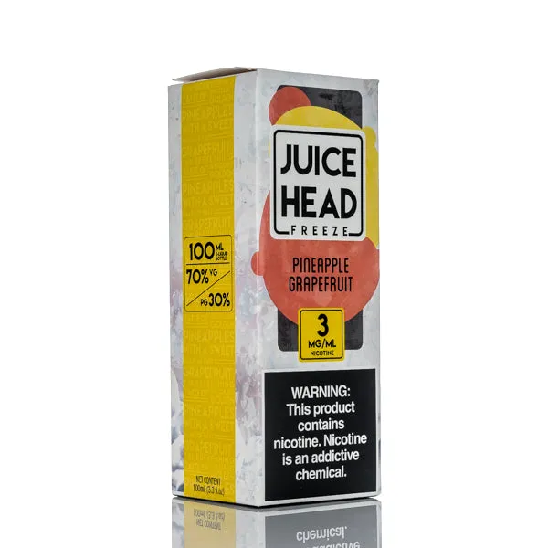 Juice Head Freeze E-Liquid - Pineapple Grapefruit Freeze - 100ml - Image 2
