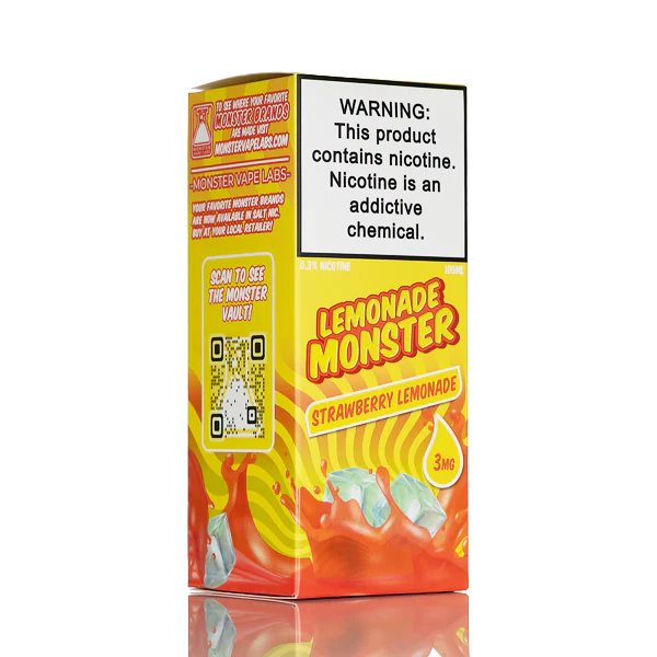 Lemonade Monster - Strawberry Lemonade - 100mL - Image 3