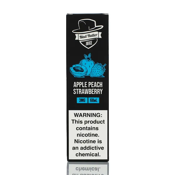 Mad Hatter Juice - Apple Peach Strawberry - 60ml - Image 3