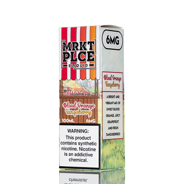 MRKT PLCE E-Liquid - Blood Orange Tangoberry - 100mL - Image 3
