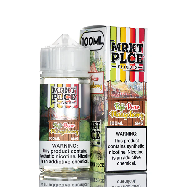 MRKT PLCE E-Liquid - Fuji Pear Mangoberry - 100mL - Image 2