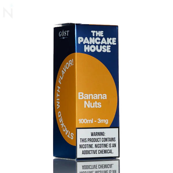 Pancake House E-Liquid - Banana Nuts - 100ml - Image 3