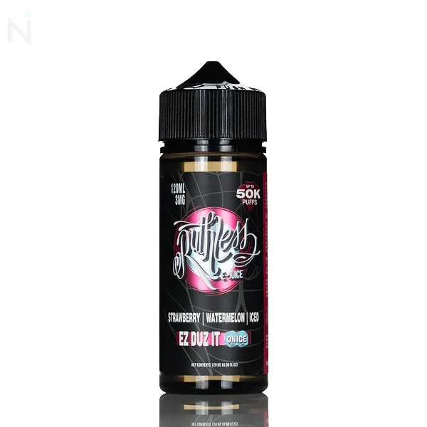 Ruthless Original E-Liquid - EZ Duz It On Ice - 120mL