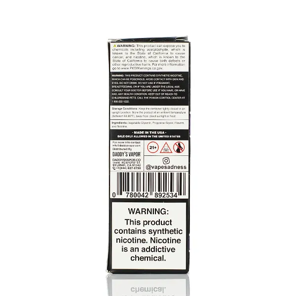 Sadboy TFN E-liquid - Shamrock Cookie - 100ml - Image 4