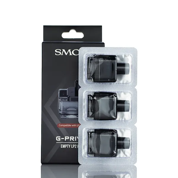 SMOK G-PRIV Pod Empty 5.5ml Replacement Pods - 3 Pack - Image 2